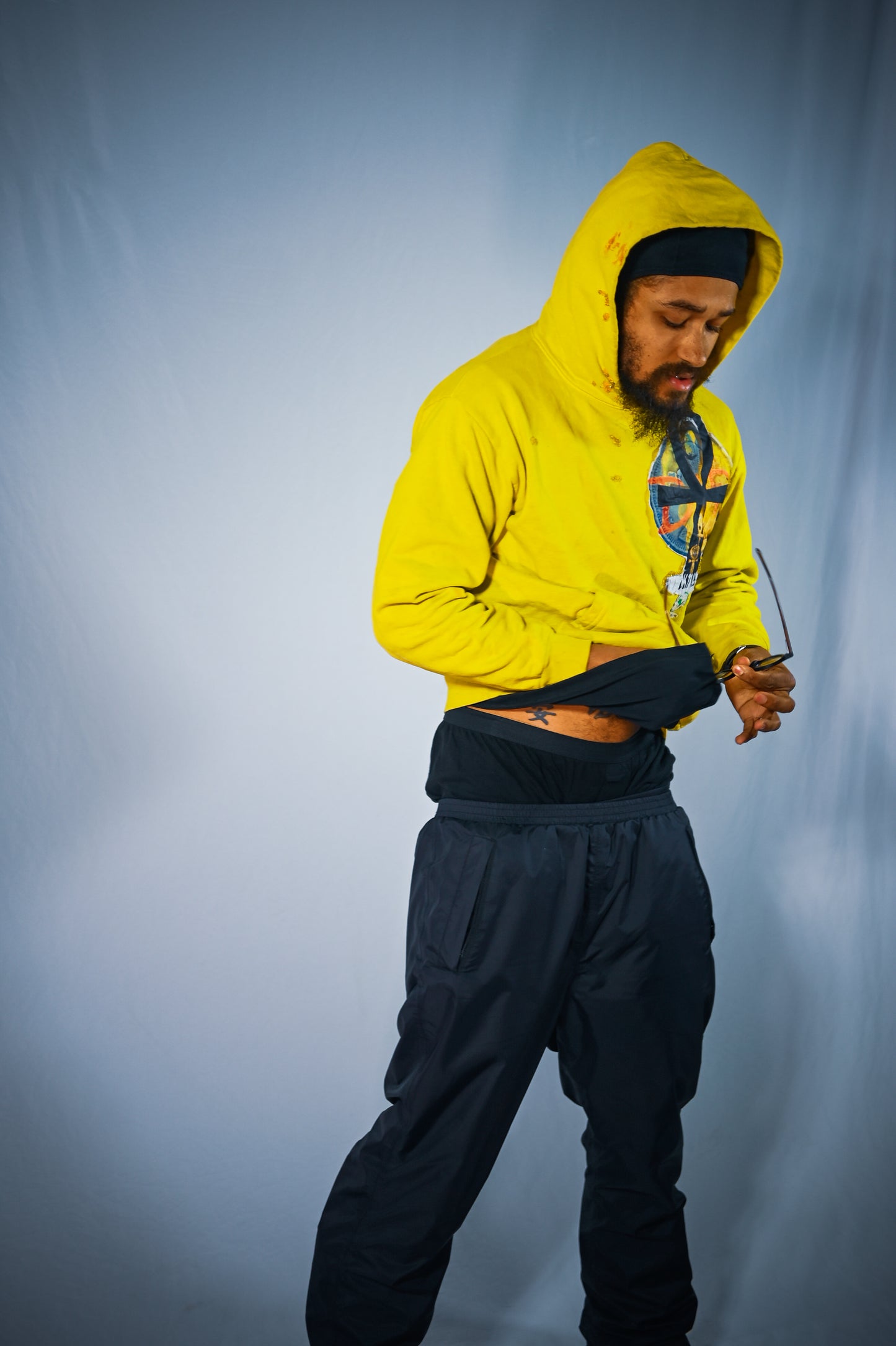 “Gods Protector” yellow Hoodie