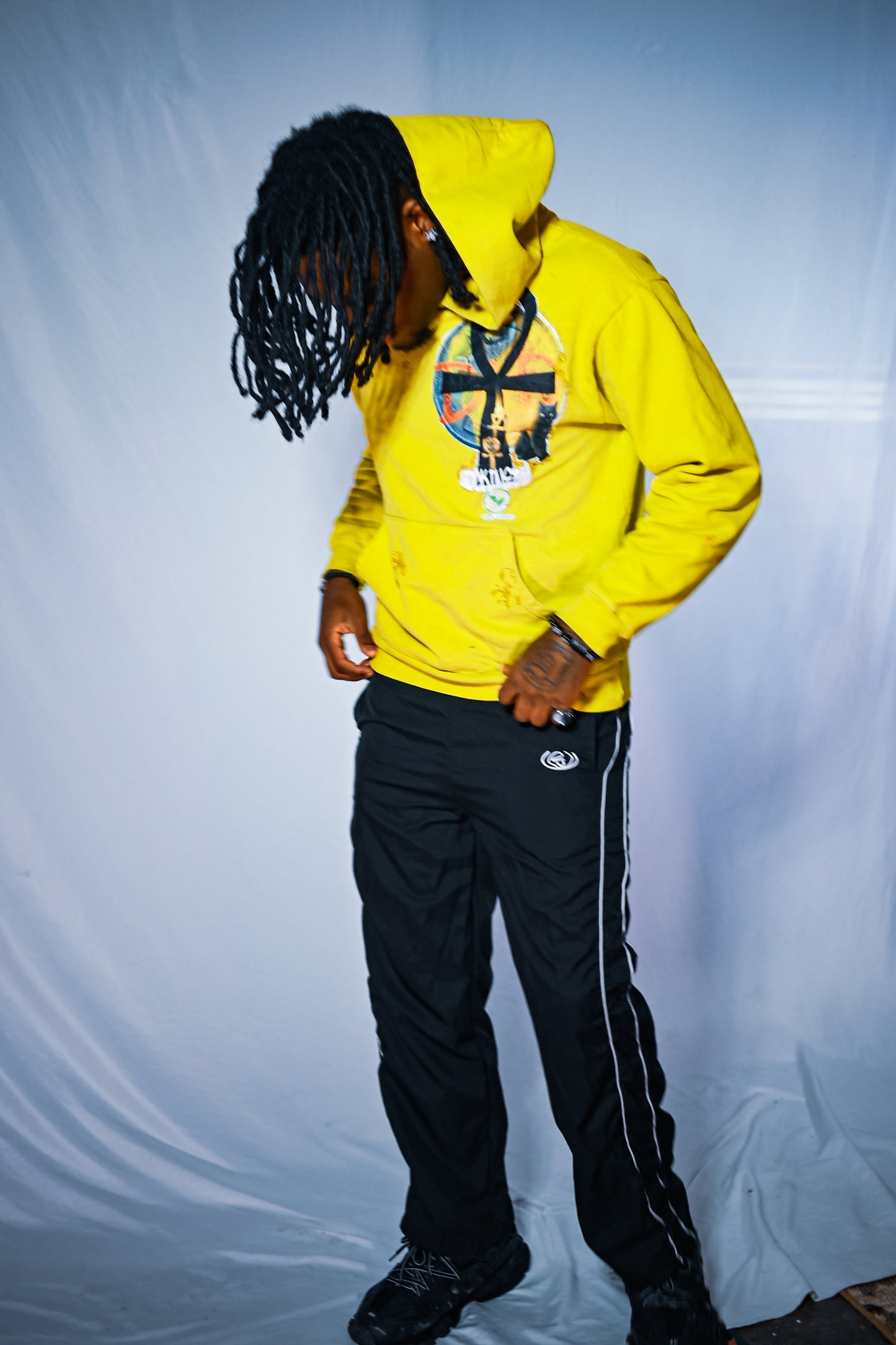 “Gods Protector” yellow Hoodie