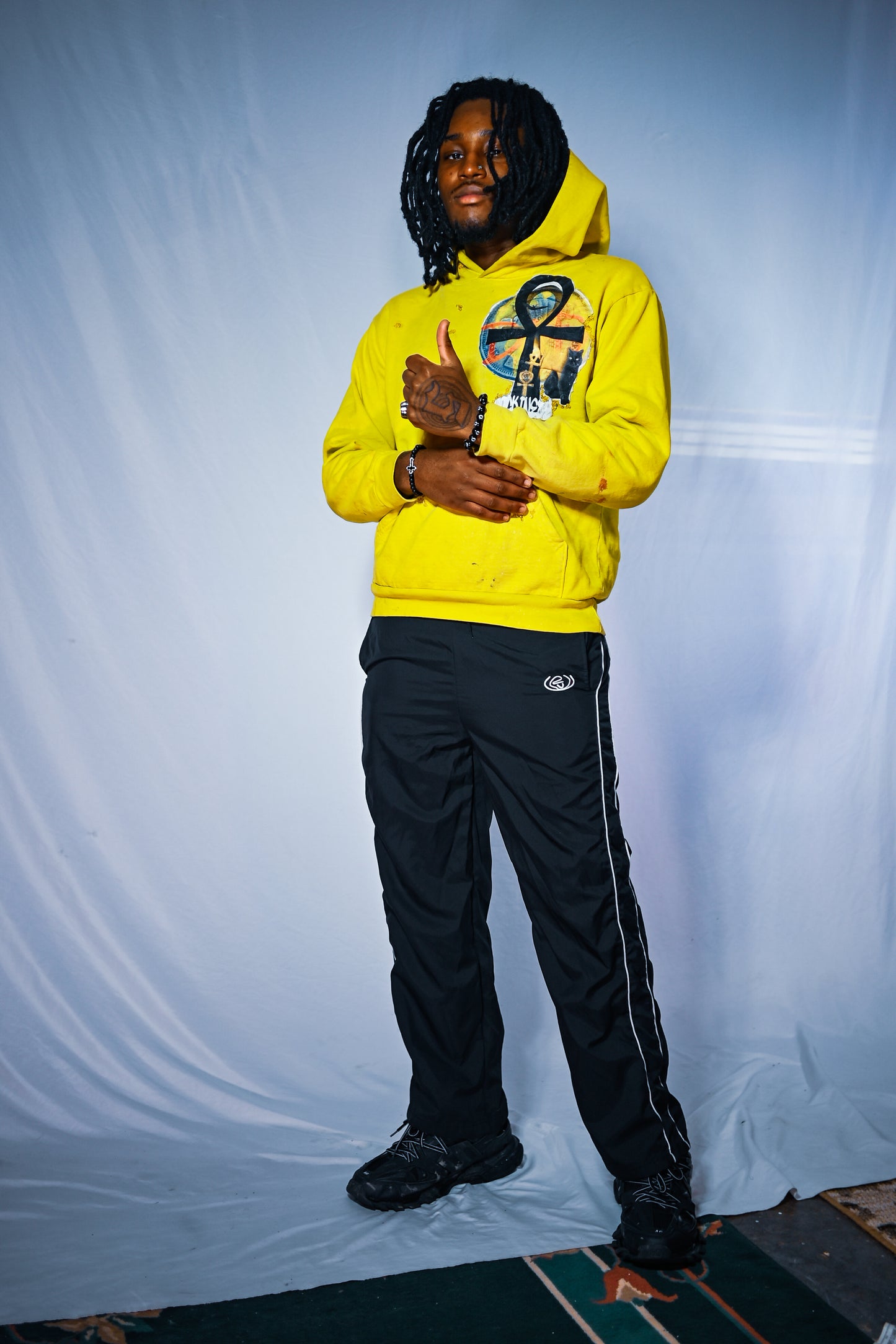 “Gods Protector” yellow Hoodie