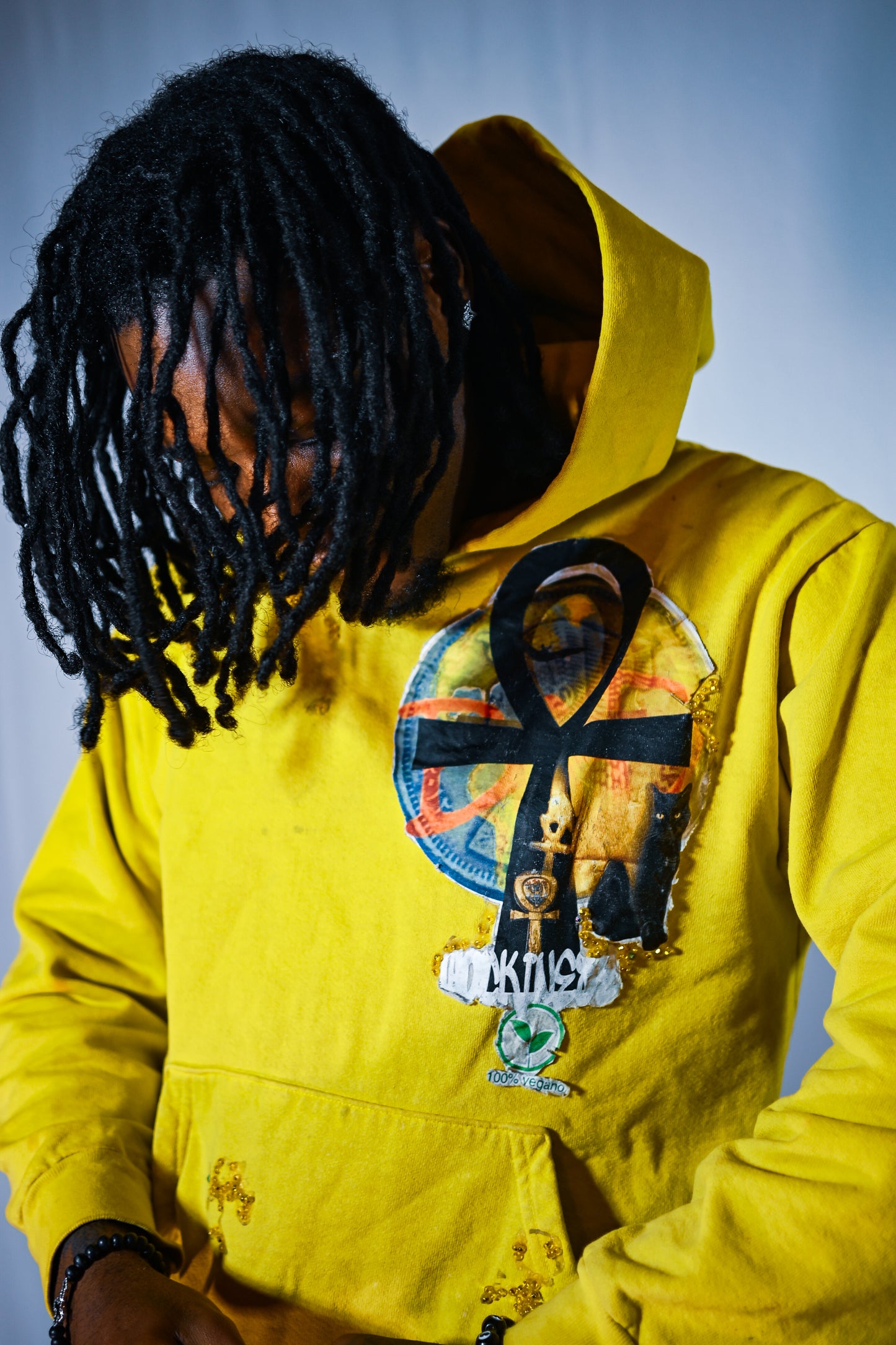 “Gods Protector” yellow Hoodie