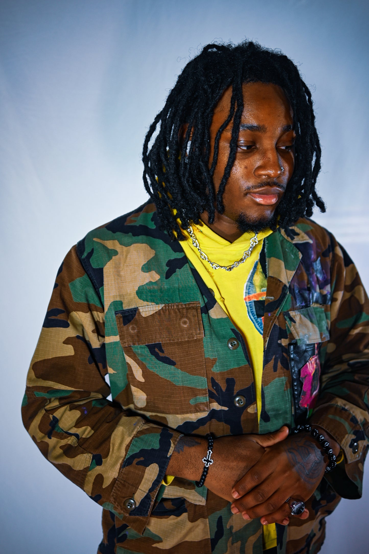 “Gods Protector” yellow Hoodie