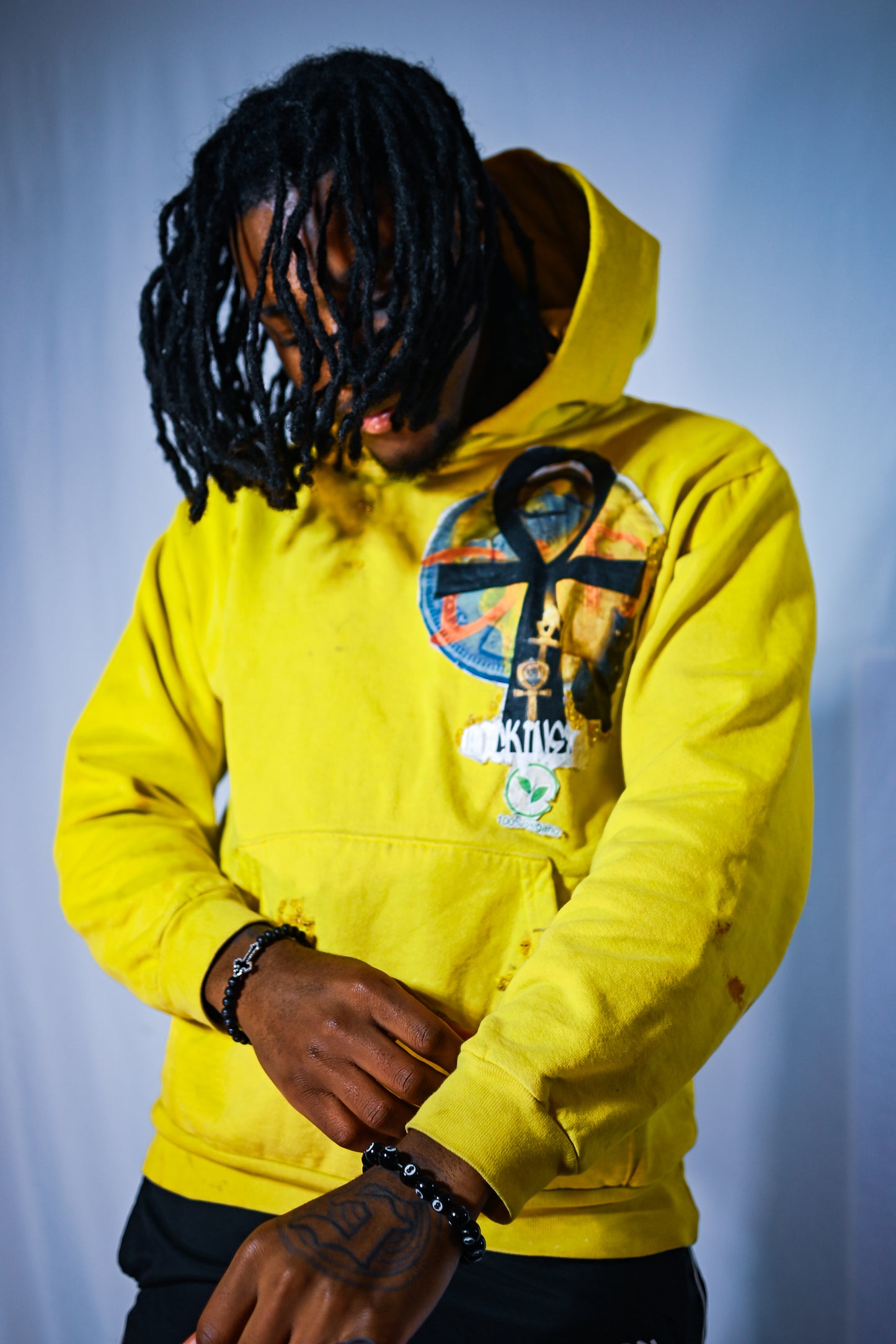 “Gods Protector” yellow Hoodie